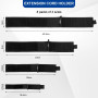 Kigniote 8 pièces Sangles de Rangement Lourdes Nylon Organisateurs Câble Sangles de Rangement Collier de serrage Réutilisable Co
