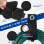 Kigniote 8 pièces Sangles de Rangement Lourdes Nylon Organisateurs Câble Sangles de Rangement Collier de serrage Réutilisable Co