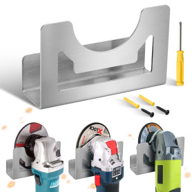 Support Meuleuse Kigniote Support Mural Support Meuleuse D'angle en Acier Inoxydable Universel Support Meuleuse pour 115-125 mm
