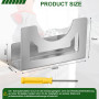 Support Meuleuse Kigniote Support Mural Support Meuleuse D'angle en Acier Inoxydable Universel Support Meuleuse pour 115-125 mm 