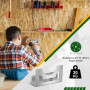 Support Meuleuse Kigniote Support Mural Support Meuleuse D'angle en Acier Inoxydable Universel Support Meuleuse pour 115-125 mm 