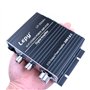 Fasizi LP-2024A+ Amplificateur de puissance stéréo HiFi numérique double canal Audio Classe T Tripath TA2024 avec alimentation 3