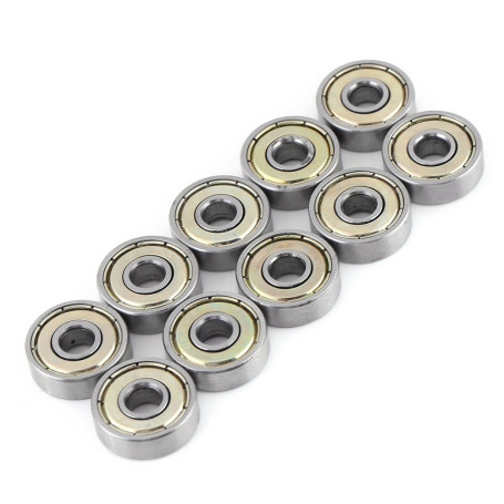 Fasizi Lot de 10 roulements à billes à double blindage métallique 626ZZ 6 x 19 x 6 mm