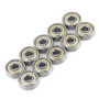 Fasizi Lot de 10 roulements à billes à double blindage métallique 626ZZ 6 x 19 x 6 mm