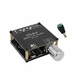 Fasizi 20Wx2 Amplificateur de puissance numérique Bluetooth stéréo double canal 360 ° avec étui