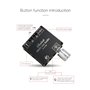 Fasizi 20Wx2 Amplificateur de puissance numérique Bluetooth stéréo double canal 360 ° avec étui
