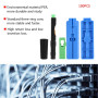 Walfront 100 pièces SC/APC Embarqué Fibre Optique Connecteur Rapide Outil d'Équipement Fibre Optique avec Capteur de Longueur de