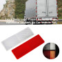 LWZko 12 Pièces Réflecteurs Camion, Avertissement Réfléchissant Plaque, Réflecteurs pour Remorques Et Camions, Universel Plastiq