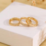 XFSRG Bague Femme Set de 3 Bagues en Or avec Strass Bague Réglable Élégante et Moderne pour Toutes Occasions
