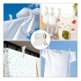 8 pièces Grosse Pince à Linge,Pinces à Serviettes,Pince Serviette Plage,Pinces à Serviettes de Bain,Clips de Transat,Pince à Lin