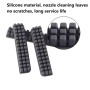 Brosse à buse en silicone pour imprimante 3D Bambu Lab A1, outil de nettoyage de buse pour imprimante 3D Hotbed (6 pièces)