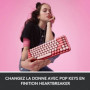 Clavier Sans Fil Logitech POP Keys Mécanique avec Touches Emoji Personnalisables 99,99 €
