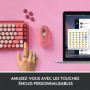 Clavier Sans Fil Logitech POP Keys Mécanique avec Touches Emoji Personnalisables 99,99 €