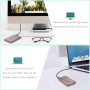 Tccmebius Externe Boîtier de Disque Dur Adaptateur USB 3.0 vers SATA pour 2.5 Pouces 9.5mm 7mm SATA HDD SSD Jusqu'à 6TB, Install
