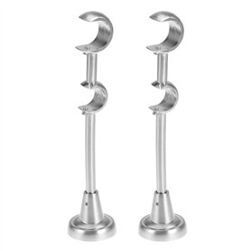 Lot de 2 Supports pour Tringle à Rideau Double 20 mm/25 mm