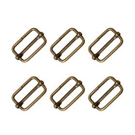 SUPVOX 100 pcs Boucles À Rouleaux Glissière Boucle Coulissante Ceinture Connexion Bandoulière En Métal Boucles De Broche pour BR