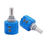 Taiss 2 pièces 3590S Potentiomètre 500 ohm Potentiomètre de précision Potentiomètre Rotatif 3 bornes Potentiomètre bobiné multi-