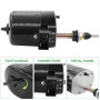 HOVCEH Moteur Essuie Glace 12V Universel, Moteur dEssuie-Glace Universel 12V avec Bras et Lame 105° pour les Bateaux de Pêche et