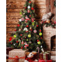 Boules de Noël 50 pièces Boules de Noël Décoration de Noël Boules de Noël en Plastique Boules de Noël Boules de Noël en Plastiqu