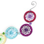 iPobie 7 Chakras Attrape Rêves Arc en Ciel avec Prismes en Cristal pour Fenêtre de Voiture Décoration la Maison Murale à Suspend