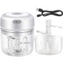 Mini hachoir à ail électrique – Robot de cuisine portable rechargeable par USB