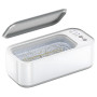 Nettoyeur ultrasonique portable haute capacité pour bijoux soniques avec 3 modes de nettoyage et minuterie pour lunettes
