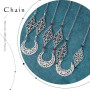 Jovono Boho Tête Chaîne avec Cristal et Motif Lune Creuse Diamant Coiffure Fleur Accessoires De Cheveux De Mode pour Femmes et F