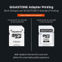 Gigastone Carte Mémoire 256 Go Compatible avec Gopro Caméra Drone Samsung Tablette, Haute Vitesse de Lecture 100 Mo/s idéal pour