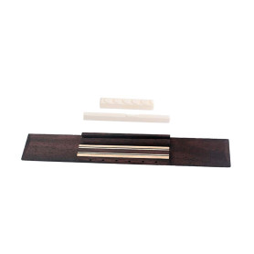 Alnicov Chevalet en palissandre à 6 cordes pour guitare classique avec sillet en os de bétail pour guitare classique