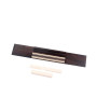 Alnicov Chevalet en palissandre à 6 cordes pour guitare classique avec sillet en os de bétail pour guitare classique