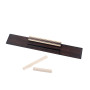 Alnicov Chevalet en palissandre à 6 cordes pour guitare classique avec sillet en os de bétail pour guitare classique