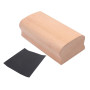 Alnicov 12# rayon bois touche touche frette nivellement ponçage bloc poli pour guitare basse frette nivellement touche Luthier o