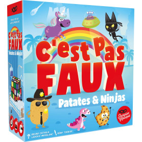 Scorpion masqué | C'est pas faux : Patates & Ninjas | Jeu de société | À partir de 7 ans | 3 à 7 joueurs | 15 minutes