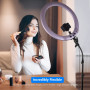 Neewer® Bras Flexible en métal de 25 cm pour lumières vidéo LED, Anneau de Flash et Autres Accessoires de Photographie avec File