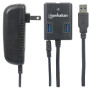 Manhattan 162302 Hub USB 3.0 4 Ports Noir