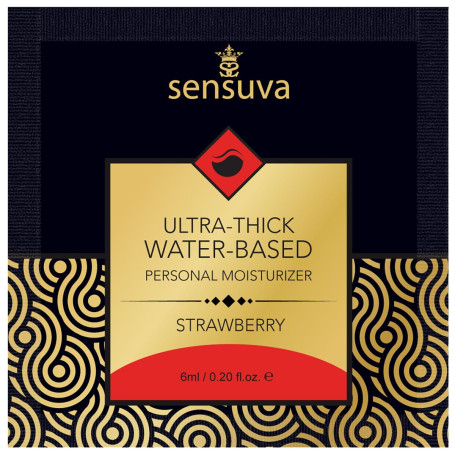 Lubrifiant Sensuva Fraise 6 ml