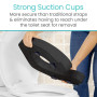 Vive Coussin de siège de toilette (mousse rembourrée douce) – Fixation rembourrée douce facile à nettoyer – Allongé, Sièges stan
