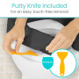 Vive Coussin de siège de toilette (mousse rembourrée douce) – Fixation rembourrée douce facile à nettoyer – Allongé, Sièges stan