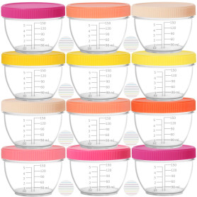 Youngever Lot de 18 Pot de Conservation Bebe 180ML
