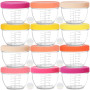 Youngever Lot de 18 Pot de Conservation Bebe 180ML