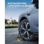 AstroAI Gonfleur Pneus Voiture, Compresseur à Air Portatif, Gonfleur Pneus Voiture Sans Fil compacte, avec Batterie Rechargeable