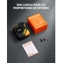AstroAI Gonfleur Pneus Voiture 12v DC, Compresseur à air Portatif, Compresseur Voiture, Pompe à Pneu Portable numérique, écran L