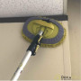 DOCAZOO DocaPole - Plumeau pour Murs et plafonds - tête de Nettoyage en Microfibre Chenille/Lavable - Utilisation à la Main ou a