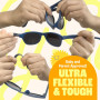 BABY SUNNIES Lunettes de soleil polarisées pour bébé avec lanières - Lunettes de soleil flexibles incassables pour tout-petits n