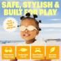 BABY SUNNIES Lunettes de soleil polarisées pour bébé avec lanières - Lunettes de soleil flexibles incassables pour tout-petits n