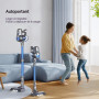 Greenote Aspirateur sans Fil 190w, Léger Et Silencieux, 6 en 1 Polyvalent, Design Autoportant, Batterie Amovible, Autonomie De 3