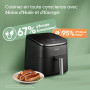COSORI Turboblaze Air Fryer DC Moteur avec des surfaces revêtues à 100% de Céramique