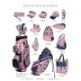 Glove It Housses de Club de Golf pour Clubs Hybrides, Bois et conducteurs – Pivoines et Pars