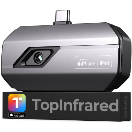 TOPDON TC002C Caméra Thermique Infrarouge pour iOS Type-C