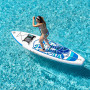 FunWater Paddle Board Deck Bag - Structure en maille élastique - Tissu Oxford de qualité supérieure - Avec fermeture éclair - Po